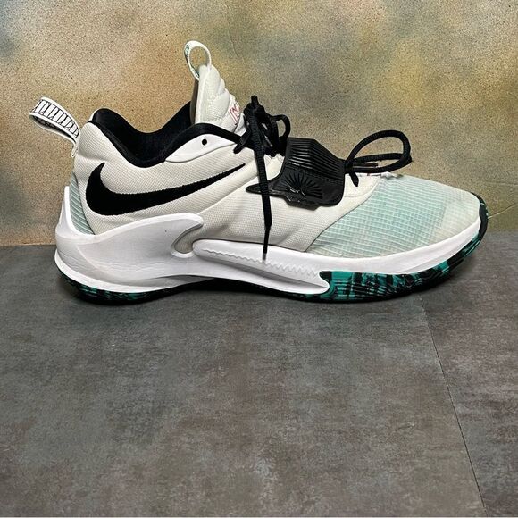 Nike Zoom Freak 3 Men\'s White/Teal Sneakers Size 12 main image 9